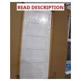 80"x30" white door