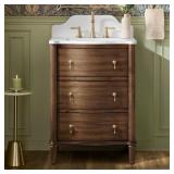 Guildhall 25" Vanity   White Quartz