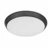 11 in. Matte Black LED Flush Mount Light