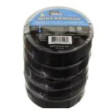 Wire Armour Vinyl Tape, Black (5-Pack)