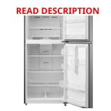 Vissani 30 in. Freezer Refrigerator, SS look