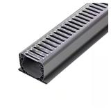 4 in. x 10 ft PVC Drainage Channel Drain