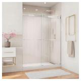 Essence 56-60 in Semi-Frameless Shower Door