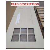 Beige exterior door aprox. 36"x79"