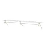 SuperSlide Wire Shelf Kit with Steel Rod
