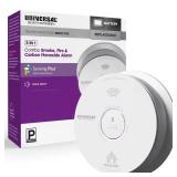 (4) 3-Year Battery Smoke & CO Detector with Alarm