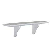 16 in. W x 5 in. D White Classic Shelf Kit