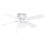 Littleton 42in LED White Ceiling Fan Light