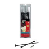FastenMaster HeadLOK 8-in Black Screws 12-Pack