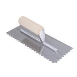 Box Lot: 1/4 in. Flat Top V-Notch Wood Trowel