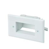Commercial Electric White Wall Plate 1-Gang