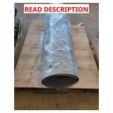 Roll of metal, is bent.
