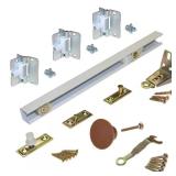 1700 Series 30" White Bi-Fold Track Set 2 Doors