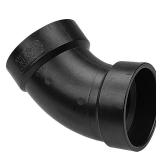 1-1/2 in. ABS DWV 45-Degree Hub x Hub Elbow