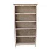 60 in Weathered Taupe Bookcase