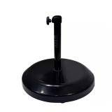 75 lb Patio Umbrella Base with Wheels, Black