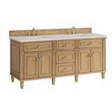 Lorelai 72-in Double Bath Vanity with Quartz