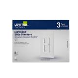 Leviton Decora 600W Slide Dimmer Switch 3pk