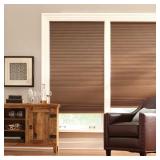 Mocha Cordless Blackout Cellular Shades 35x48