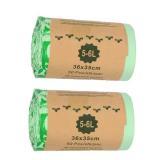 Compostable Kitchen Waste Bags, 1.3 1.5 gal (1 RO