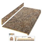 8 ft Laminate Countertop Kit with Edge