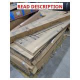 Skid Lot Of Wood Gazebo, Screen Door