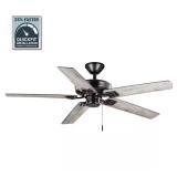 Bayfield 52 in Indoor Matte Black Ceiling Fan