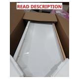 White kitchen cabinet without doors 30"x12"x12"