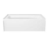 Classic 500 60" Left-Drain Bathtub White