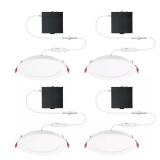 Pro Value Series LED 6in Round Adj Light 4-Pk