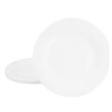 White Shadow 6-Piece Opal Glass Plates