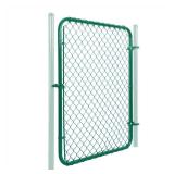 4 ft. W x 5 ft. H Green Chain Link Fence Gate