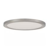15 in. Brushed Nickel LED Flush Mount 5CCT