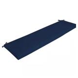 46 in. x 17 in. Sapphire Blue Bench Cushion