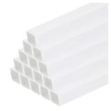 White PVC Square Fence Post 4-3/4x4-3/4x5 ft