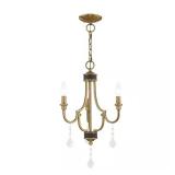 Bradshaw 3-Light Antique Brass Chandelier