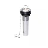 Chrome-Plated Tailpiece with Stopper