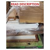 Skid with doors, flooring and utility cabinet