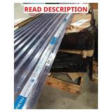 Skid with cabinets, door and palruf PVC iron wave