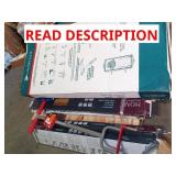 Skid with flooring, canopy, attic ladder, etc