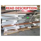 Skid of jeld Wen doors and pex-a