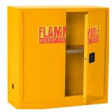 43x44x18 Steel Flammable Cabinet Yellow