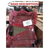 Skid with outdoor table and chairs