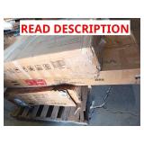 Skid with medicine cabinet, furniture, shed
