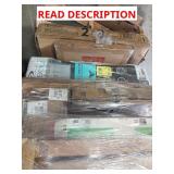 Mixed skid misc boxes shower base walls table