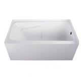 Aqua Eden VTAP543023R 54-Inch Tub, White