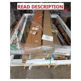 Skid with sliding doors, storm door etc