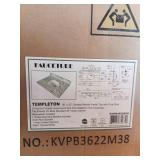 Templeton 36 in. x 22 in. Console Sink Carrara Ma