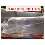 Skid with hardwood flooring, couch etc