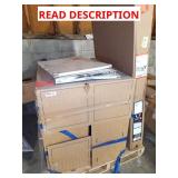 Skid with clothes dryer, filters, shower base